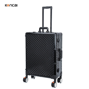 Hộp Đựng Dụng Cụ Thợ Cắt Tóc Chuyên Nghiệp Bằng Nhôm Tùy Chỉnh Xe Đẩy Bánh Xe Kéo Hộp Đựng Dụng Cụ Thợ Cắt Tóc Salon Có Khóa & Xe Đẩy - Product Image 2