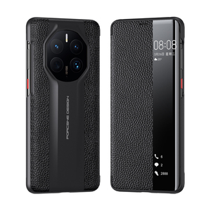 Para <span class=keywords><strong>Huawei</strong></span> <span class=keywords><strong>Mate</strong></span> <span class=keywords><strong>50Pro</strong></span> genuino cuero 50 todo incluido plegable Flip teléfono cubierta frontal y posterior - Product Image 5