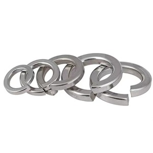 DIN127/GB93 M6 M8 boulons fendus en acier inoxydable zingué anneau de retenue finition unie <span class=keywords><strong>Belleville</strong></span> <span class=keywords><strong>rondelle</strong></span> à <span class=keywords><strong>ressort</strong></span> laiton aluminium - Product Image 5