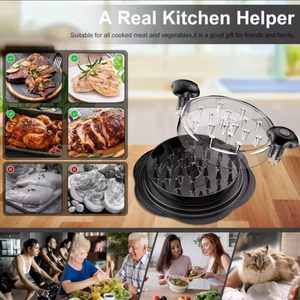 Utensilio Doméstico para Desmenuzar Pollo, Máquina para Desmenuzar Carne de Pollo con Tapa, Máquina para Desmenuzar para Barbacoa - Product Image 3