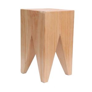 Taburete nórdico moderno de madera maciza taburete bajo creativo personalizado con adornos de troncos de <span class=keywords><strong>muelle</strong></span> para <span class=keywords><strong>el</strong></span> hogar mesa de té <span class=keywords><strong>gimnasio</strong></span> para apartamentos - Product Image 6