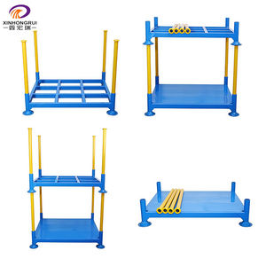 رفوف تخزين قابلة للفصل من الفولاذ الكربوني المقاوم للصدأ بخمس طبقات، مطلية بالبودرة، قابلة للتكديس، مخصصة للإطارات، متوفرة بالجملة - Product Image 2