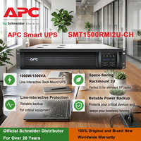 2U Rack Line Interactive UPS SMT1500RMI2U-CH 1000W/1500VA Fase Tunggal Cadangan Daya Darurat untuk Mesin Kasir Ruang Data Kecil