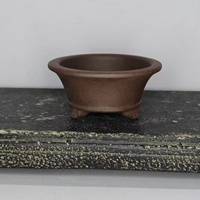 Pot à bonsaï miniature en argile fait main, best-seller, avec design pieds nuage