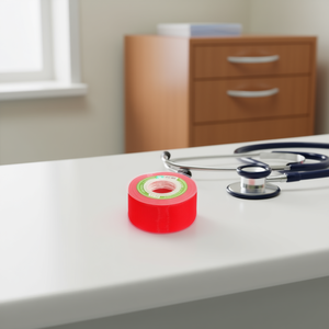 Bande de gaze médicale ILAN 3,8 cm x 35 yards, rouge - Product Image 2