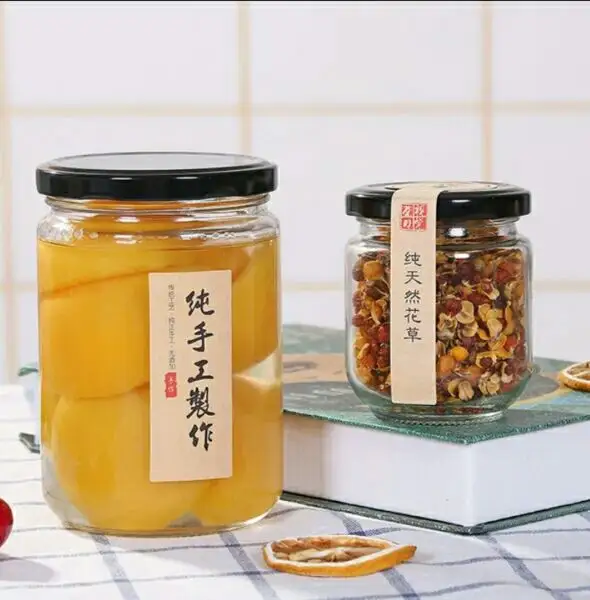 Europäische Qualität maßge schneiderte Honig glas Lagerung