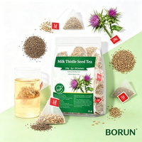 Sachets de tisane de chardon-Marie naturelle 160g – Emballage personnalisé OEM – Infusion chaude ou froide pour préparation avec eau chaude ou froide – Vente en gros