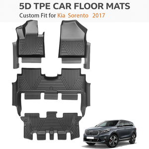 Alfombrillas de TPE para Kia Sorento LHD 2017, Ajuste Personalizado, Resistentes al Agua, para Todo Clima, Alfombrillas de Alta Resistencia, OEM - Product Image 1