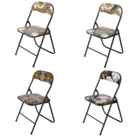 CHAISE PLIANTE BAROQUE 4 ASS