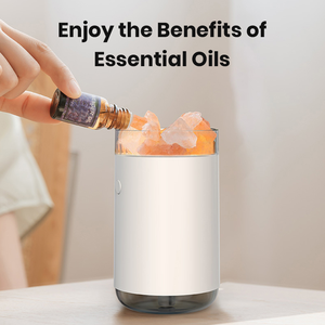 Humidificador de aire con piedra de cristal para dormitorio, lámpara de sal, humidificador de aire de 260Ml, hisopo de algodón, venta al por mayor - Product Image 3