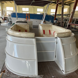 OEM ODM OBM Bote Pontón de Aluminio de 7.5m, Bote Pontón Tritón de Aluminio para Fiestas, Yate para Deportes Acuáticos y Pesca - Product Image 4