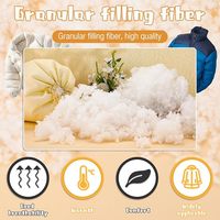 Rembourrage en polyfill 1000g Rembourrage d'oreiller Fibre de polyester avec certificat pour coussin Canapé Jouet en peluche Fournisseur d'usine