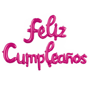 Ballons en aluminium en forme de lettres « Feliz Cumpleaños » pour la <span class=keywords><strong>fête</strong></span> d'<span class=keywords><strong>anniversaire</strong></span> espagnole, ensemble pour la célébration de mariage, fournisseur pour événements festifs - Product Image 2