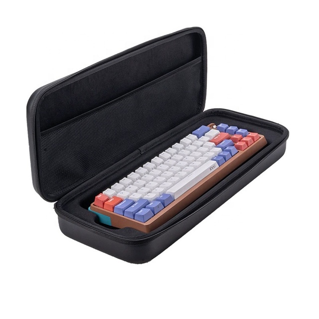 Custom EVA Hard Shell Keyboard Organizer Portable Travel Storage Case for 60% 65% 75% Mechanical Gaming Keyboard Protective Bag