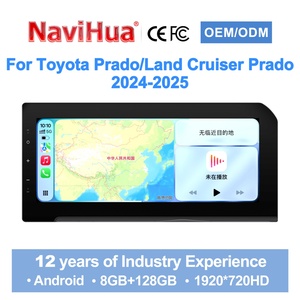 Navihua สำหรับ Toyota Prado LC250 ปี 2024 2025 อุปกรณ์อัพเกรดรถยนต์ จอแอนดรอยด์ 12.3 นิ้ว มัลติมีเดียในรถยนต์ รองรับ Carplay เครื่องเสียงติดรถยนต์ ระบบนำทาง GPS DSP Player - Product Image 1