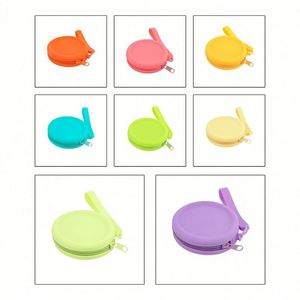 New Arrival Eco Friendly Fashion High Quality Silicone Coin Purse Mini Waterproof Zippered <b>Wrist</b> <b>Strap</b> Unisex for Daily Use - Product Image 4