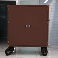 Boîte à selle de cheval en acier durable et personnalisée, armoire de rangement portable pour équipement d'écurie