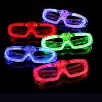 Lunettes néon LED lumineuses en plastique pour fêtes d'adultes - Prix d'usine