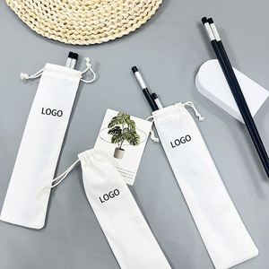 Sacs en coton rectangulaires, design tendance, 7*25cm, baguettes, produit recyclable, type de produit - Product Image 2