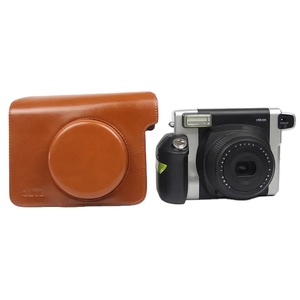 <strong>Small</strong> Vintage Leather <strong>Camera</strong> <strong>Bag</strong> for Fujifilm W300 Tailored Design Soft Protective Case for Instant <strong>Camera</strong> - Product Image 3