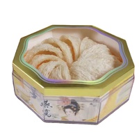 Boîte en plastique octogonale de luxe, boîte pour emballer des nids d'oiseaux, boîte pour cordyceps sinensis