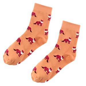 <span class=keywords><strong>Chaussettes</strong></span> pour femmes à motif OEM, animaux, éléphant, mouton, <span class=keywords><strong>renard</strong></span>, lapin, <span class=keywords><strong>chaussettes</strong></span> en coton amusantes pour femmes - Product Image 4