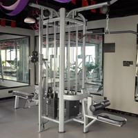 Équipement de musculation professionnel pour salle de sport, système de poulies à câbles croisés, utilisation à domicile, machine de musculation multi-stations avec pieds en acier
