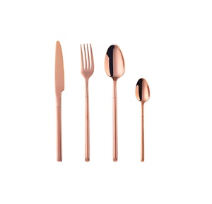 ชุดช้อนส้อมโลหะดีไซน์โดดเด่นแบบร่วมสมัยดูสง่างามเหมาะสำหรับการรับประทานอาหารและการตกแต่งงานหรูหรา - Product Image 2