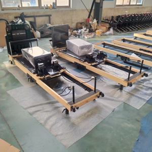 Reformer Pilates plegable Pilates Reformer máquina plegable logotipo personalizado madera Home Studio Pilates Reformer cama Pilates - Product Image 3