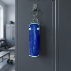 Équipement de boxe professionnel - Mini sac de frappe personnalisé avec logo, porte-clés en cuir véritable PU, gants de boxe imprimés - Product Image 4