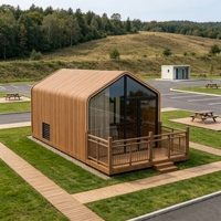 Maison modulaire de haute qualité, maisonnette portable en panneaux sandwich pour hôtel, villa, appartement