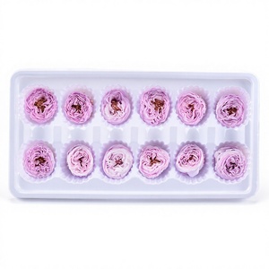 Austin 4-5cm Vente en gros Têtes de roses éternelles décoratives de Noël de haute qualité, préservées, longue durée 3-5 ans - Product Image 6