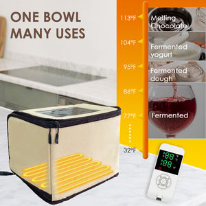 Pousse-pâte polyvalent avec chauffage, boîte de fermentation pour <span class=keywords><strong>pain</strong></span> et pizza, contrôle de la température, accessoires de fermentation pour la <span class=keywords><strong>fabrication</strong></span> <span class=keywords><strong>du</strong></span> <span class=keywords><strong>pain</strong></span> - Product Image 3