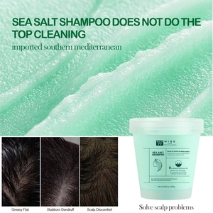 Champú Anticaspa de <span class=keywords><strong>Sal</strong></span> Marina de Uso Diario para una Limpieza Suave, Hidratante y para un Cabello Suave y Liso, Fórmula Orgánica Rica, Venta al por Mayor - Product Image 5
