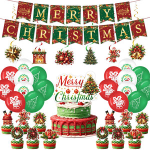 Bestselling Party Decorations <b>Balloon</b> Set Disposable Tableware Tablecloths Banners and Flags Christmas Ornaments - Product Image 5