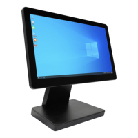 Système de caisse enregistreuse informatique 15,6'' POS, machine de vente électronique, écran tactile tout-en-un, Windows 10, Wi-Fi 6, Bluetooth 5.2, SSD