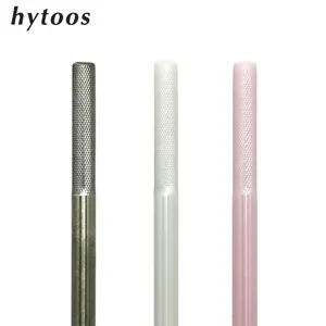 HYTOOS-brocas de carburo de 3/32 para manicura, accesorios de Arte de uñas, pulidora rotativa