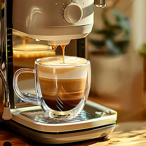 Tasses à café en verre borosilicate à <span class=keywords><strong>double</strong></span> <span class=keywords><strong>paroi</strong></span> isolées, forme d'œuf, 250 ml, pour latte, cappuccino, expresso, compatibles lave-vaisselle - Product Image 1