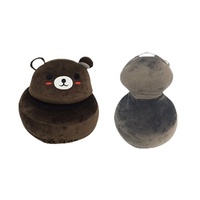 Canapé pour enfants en forme d'animal en peluche de 50 cm, fauteuil paresseux pour bébé, canapé pour enfants en peluche Panda Poulet