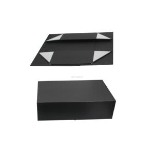 Paper Boxes Manufacturer Luxury Packaging Black Clothing Gift Shoes Box Customized Foldable Box