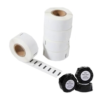 Étiquettes adhésives thermiques personnalisées Dymo 99012 compatibles avec les imprimantes 550/5XL pour l'emballage alimentaire, les codes-barres et la livraison express