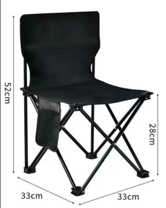 Chaise <span class=keywords><strong>de</strong></span> camping <span class=keywords><strong>de</strong></span> plage pliable en tissu d'extérieur moderne, ergonomique, portable, confortable et durable avec <span class=keywords><strong>poche</strong></span> <span class=keywords><strong>de</strong></span> rangement - Product Image 6