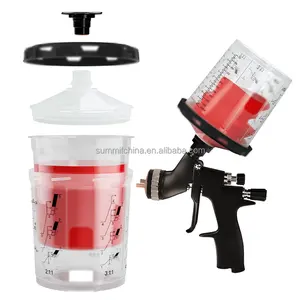 High Quality Disposable Plastic 600ml Spray Gun Cup Paint Spray Cup for Auto Painting