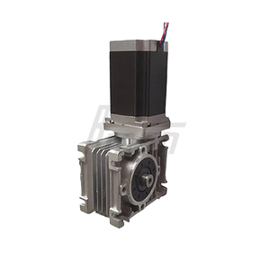Moteur pas à pas Nema 34, modèle RV40, réducteur de vitesse à vis sans fin, montage sur bride, arbre plein, 14-280 tr/min, pour bras robotiques et systèmes de convoyage - Product Image 3