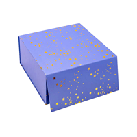 Caja de Regalo de Cartón con Cierre Magnético Hecha a Mano para Velas de Cumpleaños o San Valentín Personalizadas
