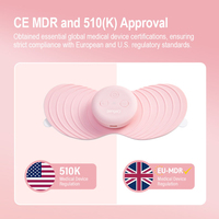 Appareil de massage TENS sans fil portable rechargeable, physiothérapie, chauffage, unité TENS pour soulager la douleur menstruelle