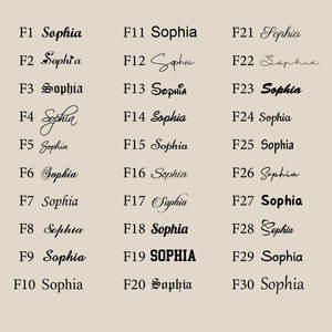 Personnaliser diverses polices de caractères avec nom gravé de manière experte Bijoux résiste au ternissement des dommages causés par l'eau Collier vraiment personnel en acier inoxydable - Product Image 4