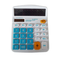 Calculatrice solaire électronique de bureau en plastique à 12 chiffres, nouveauté, promotionnelle pour les entreprises, avec fonction de calcul complète et de mémoire