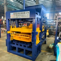 Machine de fabrication de briques en béton entièrement automatique et écologique QT4-15, ligne de production de briques creuses contrôlée par PLC