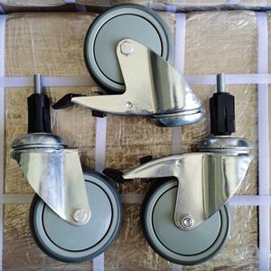 European <span class=keywords><strong>Castor</strong></span> 75 100 125mm Expander Caster Europäische TPR Expand ing Caster Wheels mit mittlerer Beans pru chung - Product Image 4